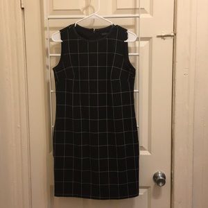 Ralph Lauren Black and White Square Dress